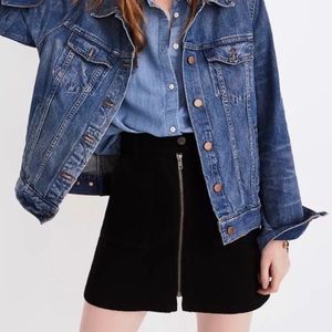 Madewell Denim Utility Zip Skirt size 29
